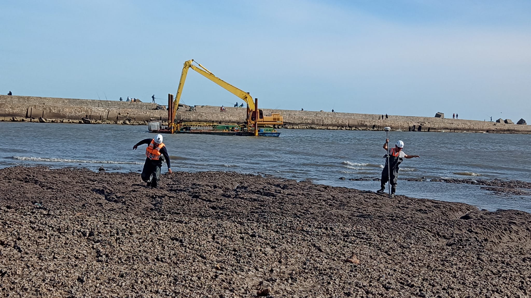Site survey in preparation for the port expansion works at Terminal Cuenca del Plata (TCP)